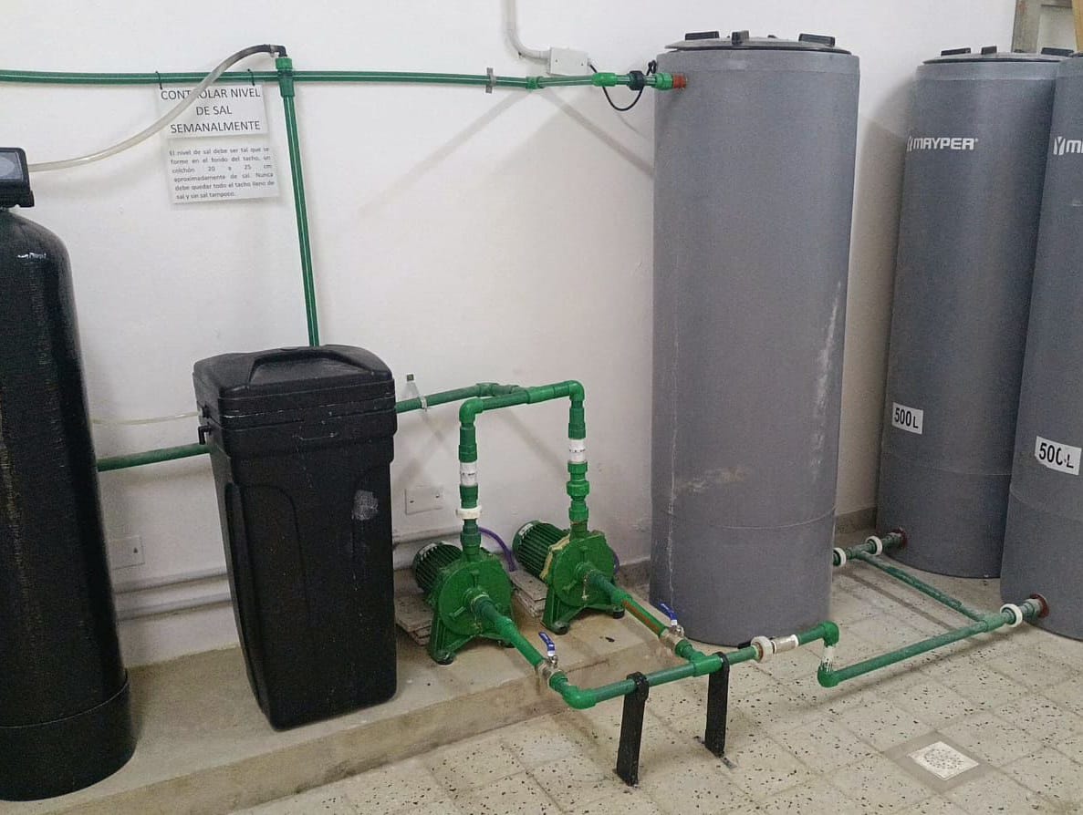 Se incorporó un sistema para mejorar la calidad del agua en los Tribunales de La Paz